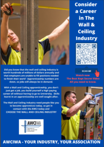 Consider a career in the wall and ceiling industry